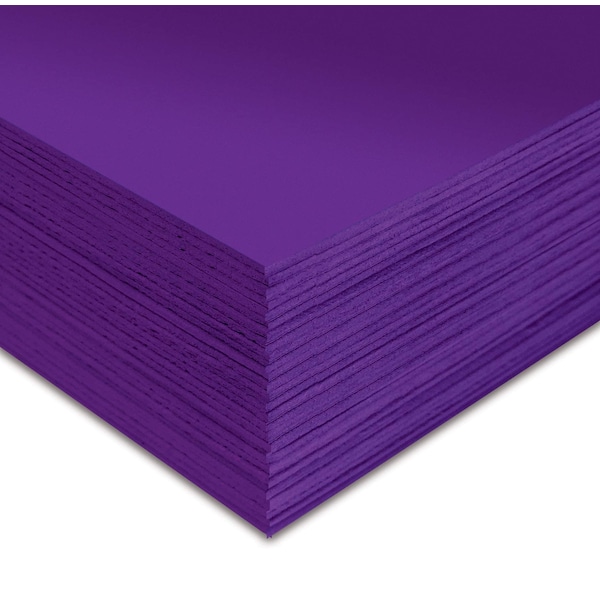 EVA Foam Sheets, 9 X 12 Inch, 2mm Thick, Purple Color, For Arts And Crafts, 30 Bulk Sheets, 30PK